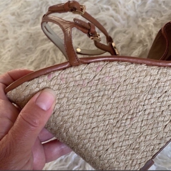 Michael Kors | Shoes | Michael Kors Leather Espadrille Wedge Platform 